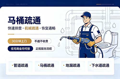 招远马桶疏通